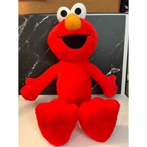 Sesame Street Elmo Plush Stuffed Animal Just Play 2023 Red 15‎ Inch Toy